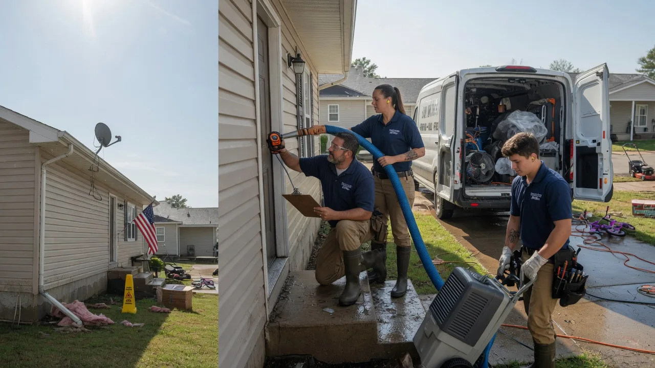Ceiling Water Damage Restoration in Baraboo, WI near me